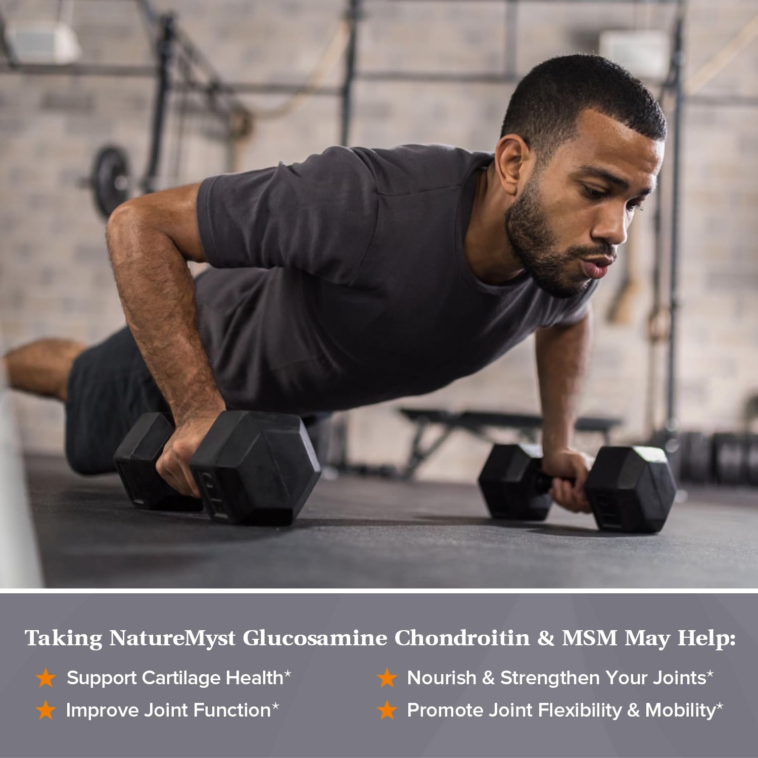 NatureMyst Glucosamine Chondroitin & MSM, Turmeric, Boswellia, Collagen, Hyaluronic - Maple Wellness Supplements