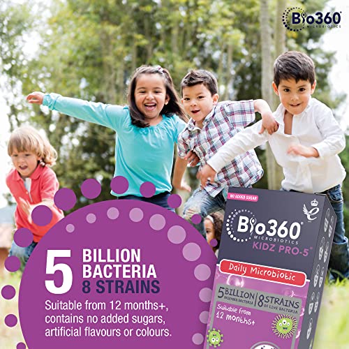 Natures Aid Bio360 Kidz Pro-5 (5 Billion Bacteria) from Natures Aid, Children's Microbiotic - Maple Wellness Supplements
