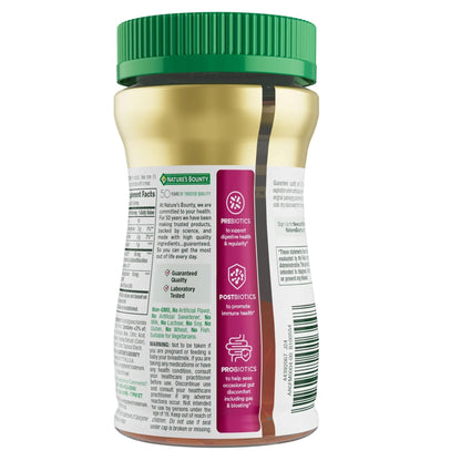 Nature’s Bounty Pre + Pro + Postbiotic Gummies for Digestive Health, Immune Support - Probiotic Gummies for Gut Health, Tropical Mango Flavor, 30 Ct - Maple Wellness Supplements