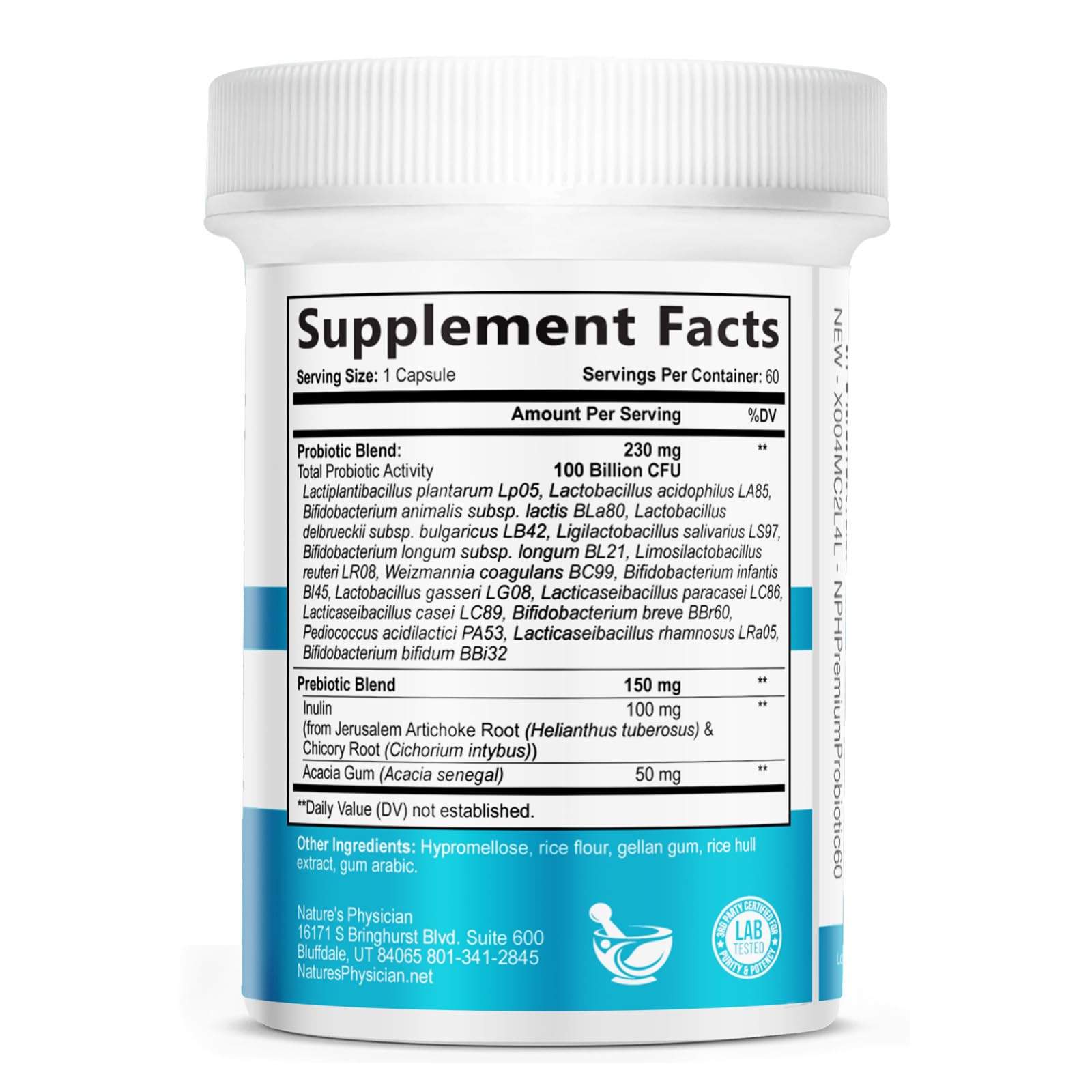 Nature's Physician Probiotics - 100 Billion CFU Per Capsule - 16 Strains + Prebiotics - Best Probiotic Supplement for Women & Men - Supports Immune, - Maple Wellness Supplements
