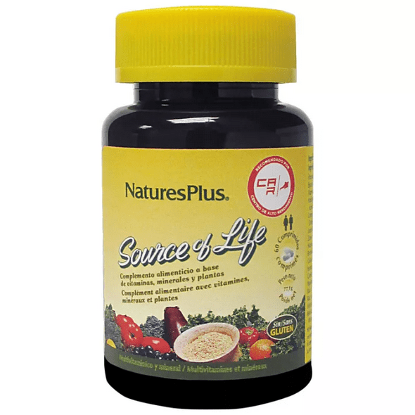 Natures Plus Source De Vie Adult 60 tablets - Maple Wellness Supplements