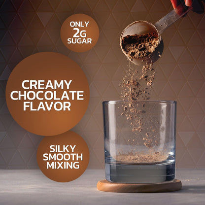 Nature's Premium 100% Whey Protein Powder, 24g of Protein, Double Rich Chocolate - Maple Wellness Supplements