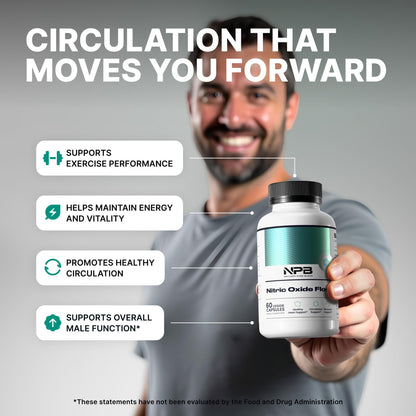 Nature's Pure Blend Nitric Oxide Supplements for Men – L-Arginine L-Citrulline – Heart Support & Flow Circulation Booster – 1500MG L Arginine and L Citrulline, Preworkout, Bodybuilding - Maple Wellness Supplements