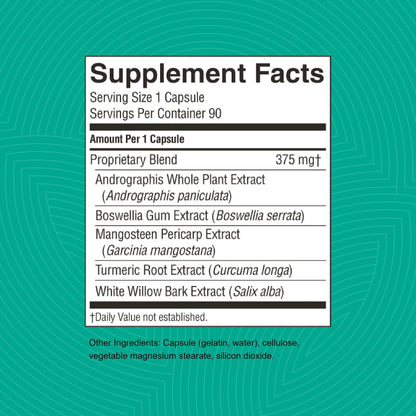 Nature's Sunshine IF Relief, 90 Capsules | Powerful Combination of Herbs That May Support The Body's Natural Process for Dealing with Muscle Pain Following Exercise - Maple Wellness Supplements