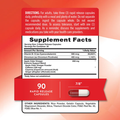Nature's Truth Apple Cider Vinegar Pills | 90 Capsules | Non-GMO & Gluten Free Supplement - Maple Wellness Supplements