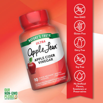 Nature's Truth Apple Cider Vinegar Pills | 90 Capsules | Non-GMO & Gluten Free Supplement - Maple Wellness Supplements