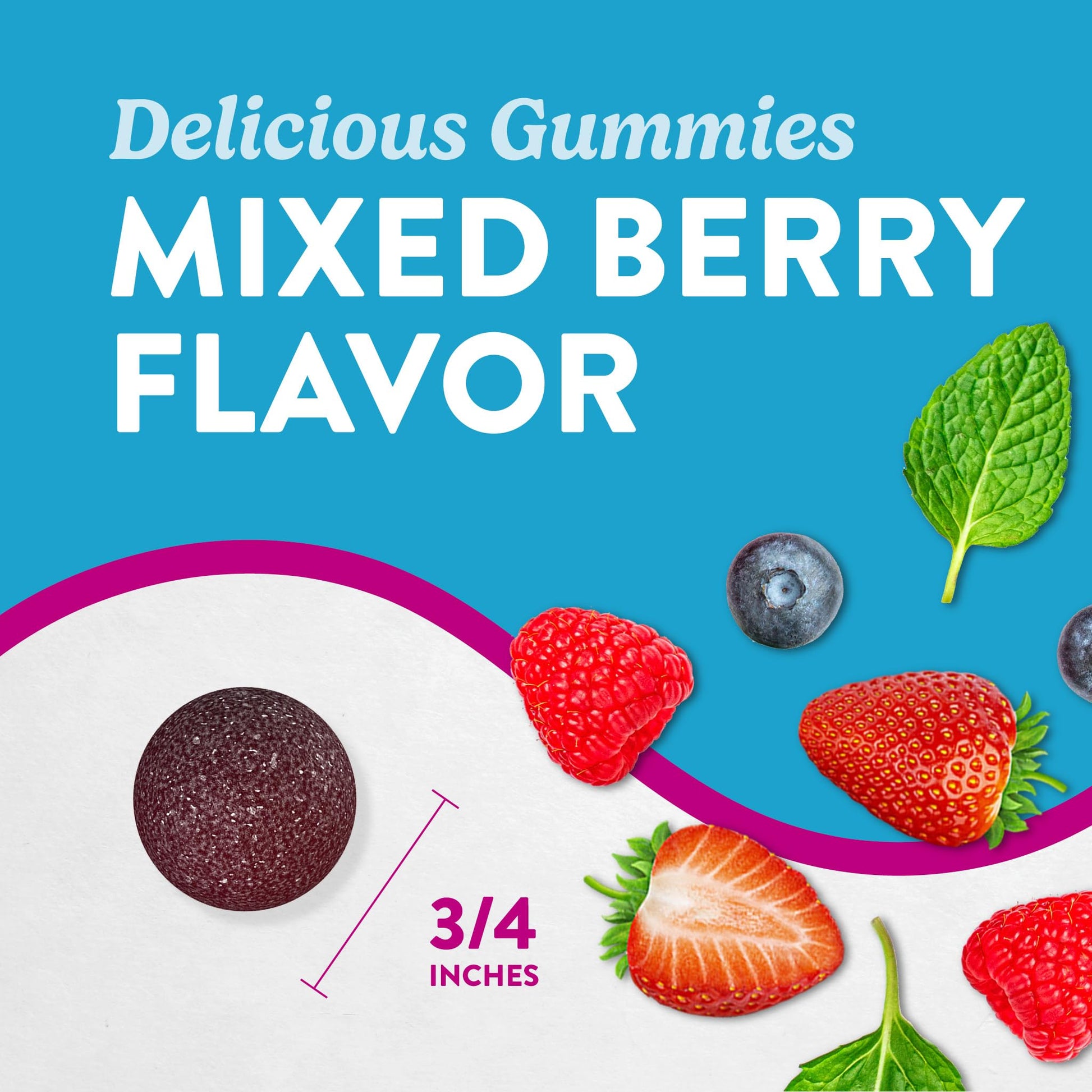 Nature's Truth Magnesium Gummies for Kids | Glycinate & Citrate | 50 Count | Mixed Berry Flavor | Vegan, Non-GMO - Maple Wellness Supplements