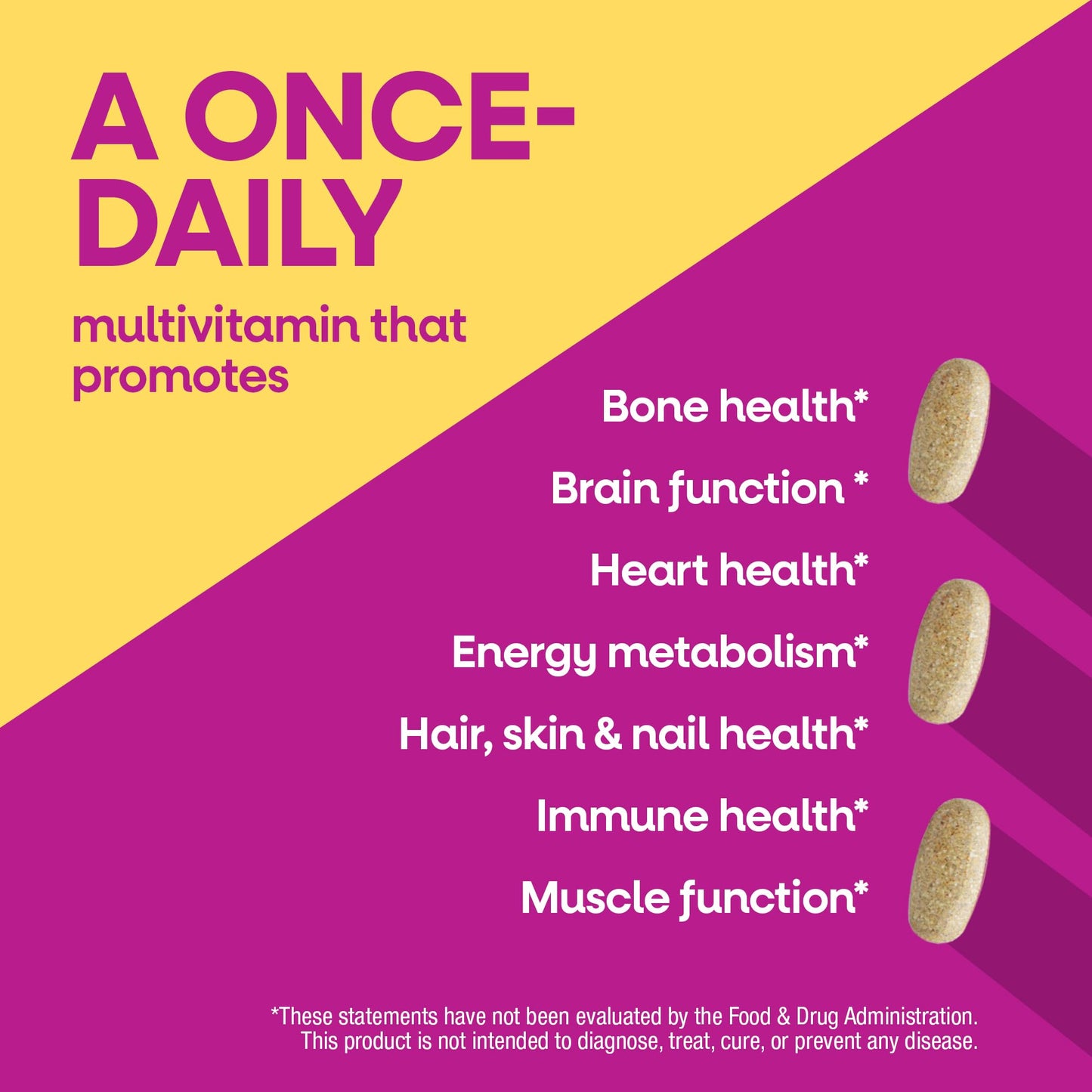 Nature’s Way Alive! Ultra Potency Multivitamin for Women 50 Plus, Complete High Potency Formula with Vitamin D3, C, E, Methylated B12, Supports, - Maple Wellness Supplements
