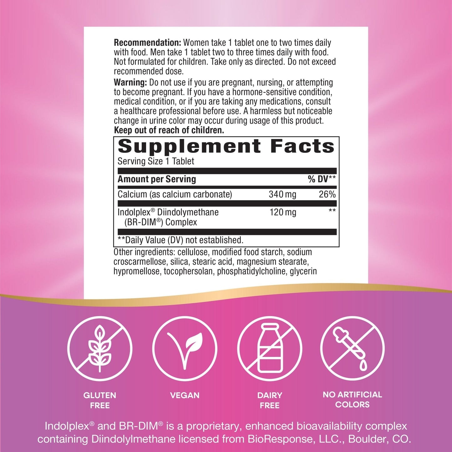 Nature's Way Estrobalance, Absorbable BR-DIM, Supports Healthy Estrogen Metabolism*, Vegan, Gluten Free, 60 Tablets (Packaging May Vary) - Maple Wellness Supplements