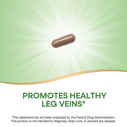 Nature's Way Horse Chestnut Extract, Premium Extract, Promotes Healthy Leg Veins*, 250 mg per Serving, Vegan - Maple Wellness Supplements