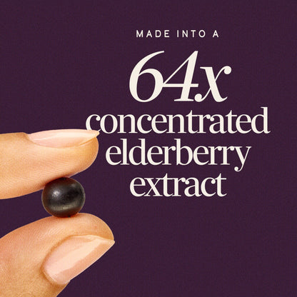 Nature’s Way Sambucus Elderberry Gummies, Immune Support Gummy for Adults & Kids Ages 4+ with Black Elderberry Extract, Vitamin C - Maple Wellness Supplements