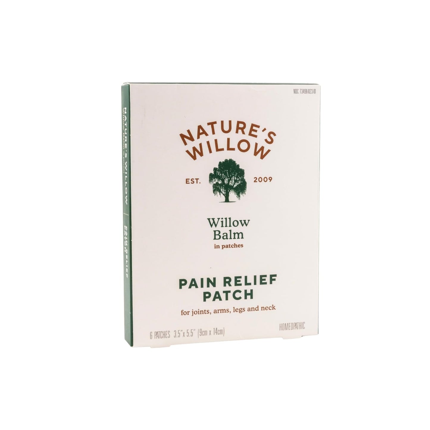 Nature's Willow Relief Patches – Fast-Acting, Plant-Based Topical Solution to Help with Sore Muscles & Joints | 6 Patches per Pack | 1-Pack - Maple Wellness Supplements