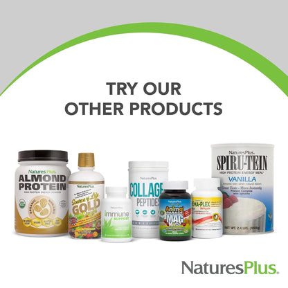 NaturesPlus Source of Life Gold Multivitamin - 180 Tablets - with Vitamins D3 & B12 - Blood, Bone & Immune Support - Vegetarian & Gluten Free - 60 Servings - Maple Wellness Supplements