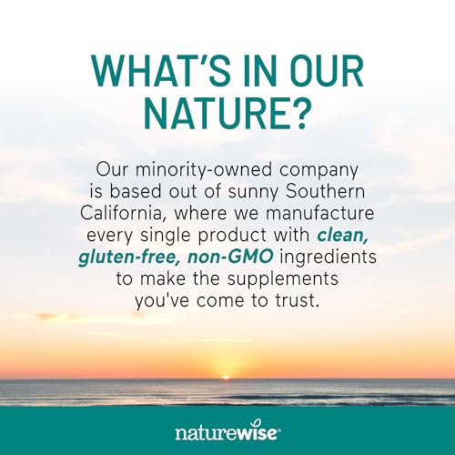 NatureWise Extra-Strength Omega 3 Fish Oil Supplement - 1000mg per Serving - 600 EPA & 400 DHA and Vitamin E - Support for Heart & Brain Health - Lemon Flavor - Maple Wellness Supplements