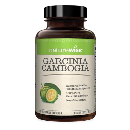 Naturewise Garcinia Cambogia with Pure Garcinia Cambogia Extract, 60% HCA Concentrati - Maple Wellness Supplements
