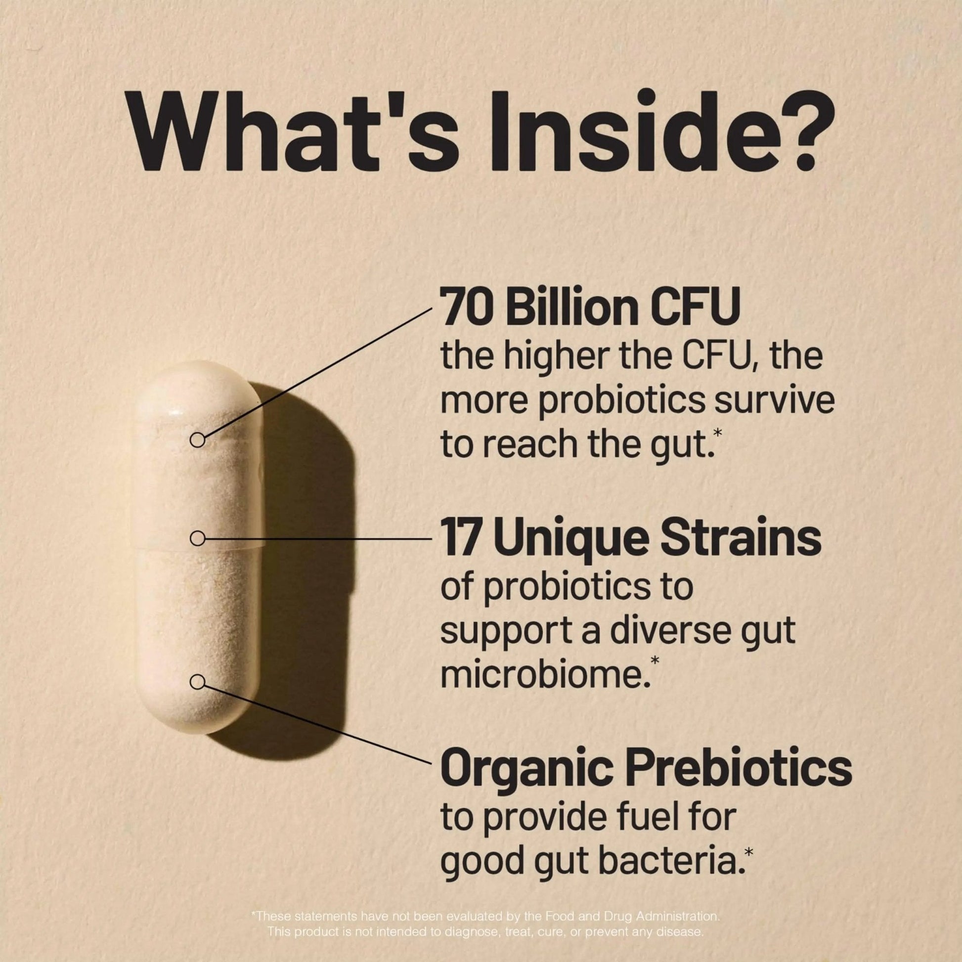 NatureWise Probiotics 70 Billion CFU - 17 Strains + Organic Prebiotics - Immune, Digestive & Gut Health Support for Women & Men - Vegetarian, Gluten-Free, Non-GMO - 30 Capsules[1-Month Supply] - Maple Wellness Supplements