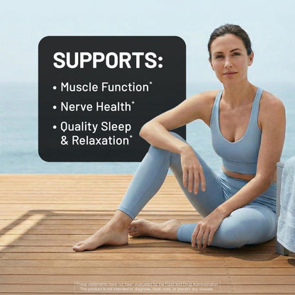 NatureWise Triple Magnesium Complex - High Absorption Magnesium Glycinate + Malate + Citrate for Muscle Nerve & Sleep Support - Vegan 90 Capsules - Maple Wellness Supplements