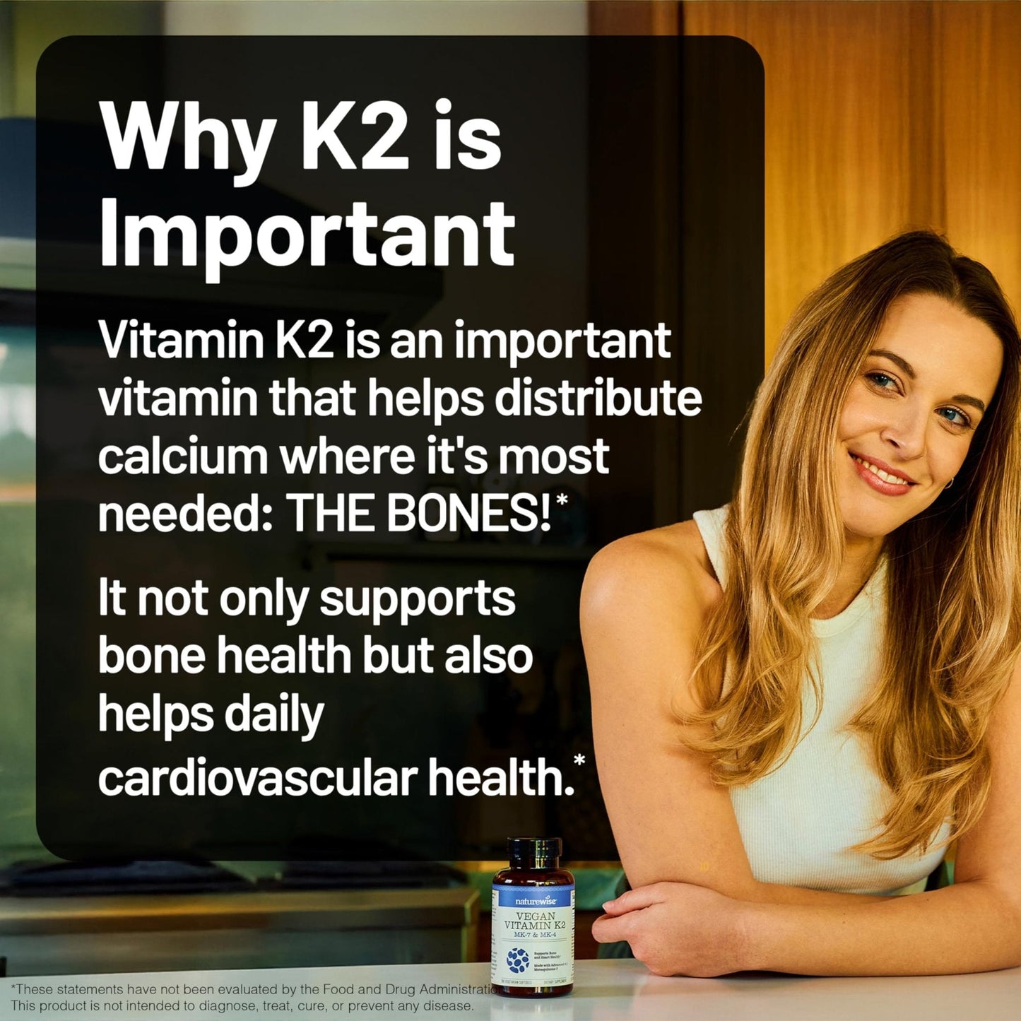 NatureWise Vitamin K2 600mcg Supplement with MK-7 100mcg & MK-4 500mcg - Enhanced Bioavailable Formula - K Complex for Bone and Heart Health - Maple Wellness Supplements