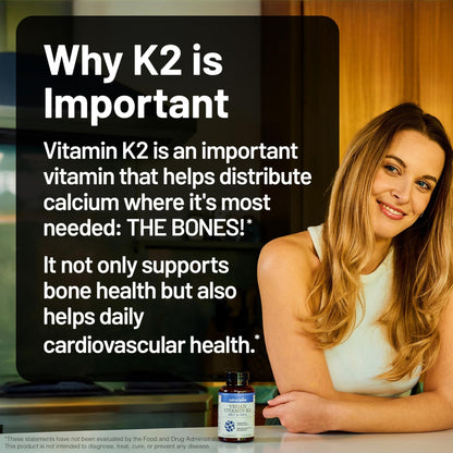 NatureWise Vitamin K2 600mcg Supplement with MK-7 100mcg & MK-4 500mcg - Enhanced Bioavailable Formula - K Complex for Bone and Heart Health - Maple Wellness Supplements