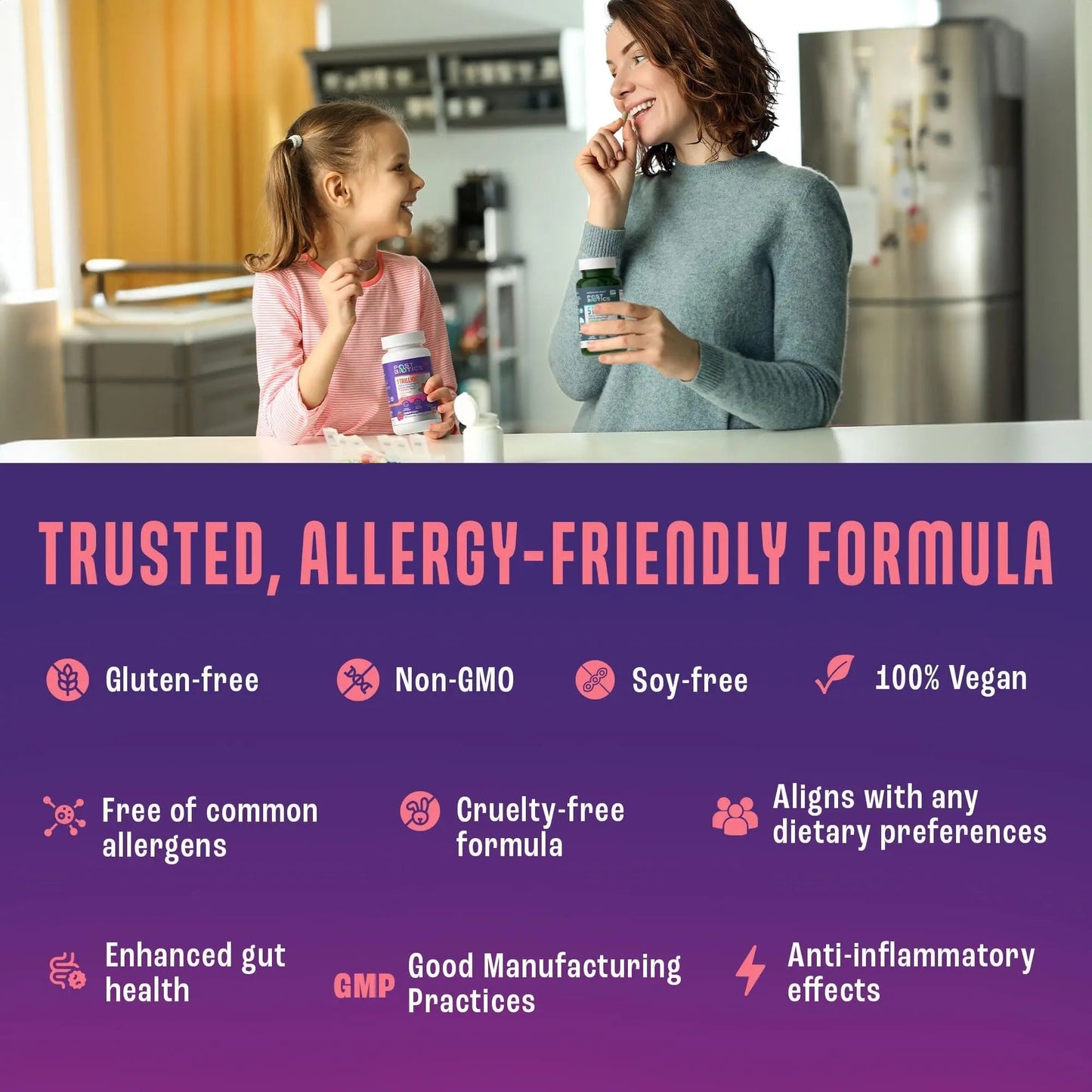 NAVEH PHARMA Postbiotics Kids Strawberry Gummies. Children’s Postbiotics, Ages 4+, 1 Trillion metabolites 200X Ingredients Than Probiotic Or Prebiotic. Gut Health, Immunity, Digestion & Microbiome - Maple Wellness Supplements
