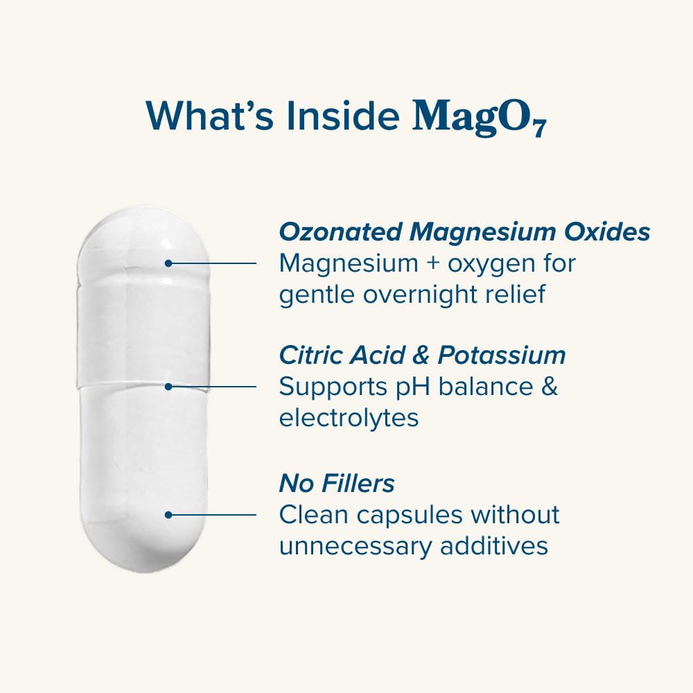 nbpure MagO7 - Natural Colon Cleanse & Detox - Occasional Constipation Relief, Stool Softener, & Bloating Support for Men & Women - Maple Wellness Supplements