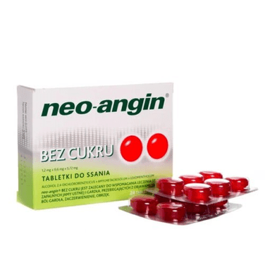 NEO-ANGIN 24 lozenges treatment pharyngeal without sugar - Maple Wellness Supplements