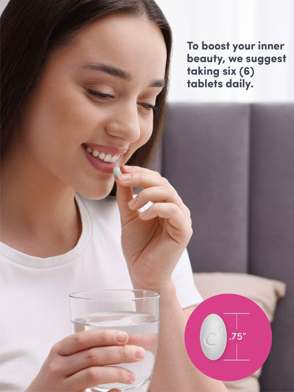 NeoCell Collagen Peptides | 250 Tablets | with Vitamin C | Grassfed Supplement | Hair, Skin, & Nails | for Women and Men - Maple Wellness Supplements