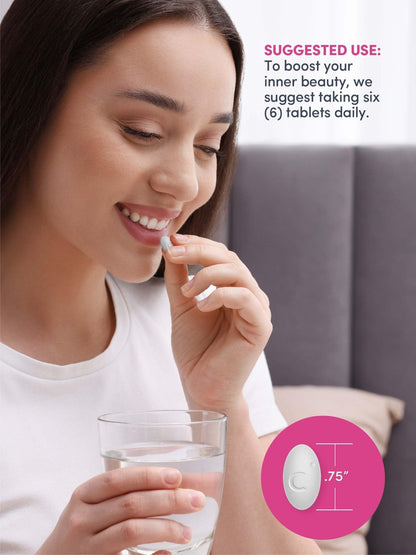 NeoCell Collagen Peptides Pills | 270 Caplets | with Vitamin C and Biotin | Grass Fed Bovine | Hair, Skin, & Nails | for Women and Men - Maple Wellness Supplements