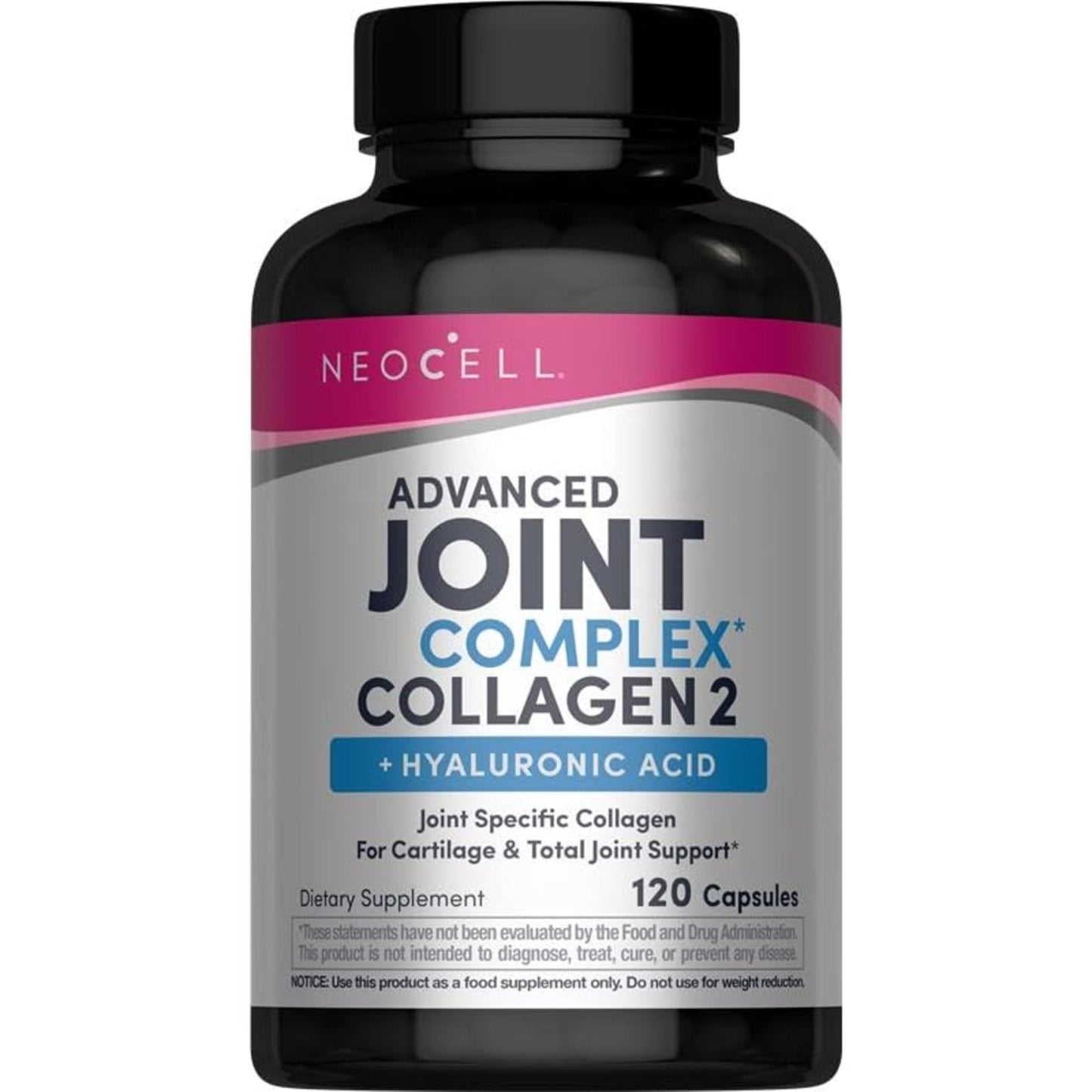 NeoCell Joint Complex Supplement | 120 Capsules | Plus Hyaluronic Acid | Collagen Type II | Advanced Formula - Maple Wellness Supplements