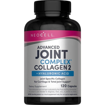 NeoCell Joint Complex Supplement | 120 Capsules | Plus Hyaluronic Acid | Collagen Type II | Advanced Formula - Maple Wellness Supplements