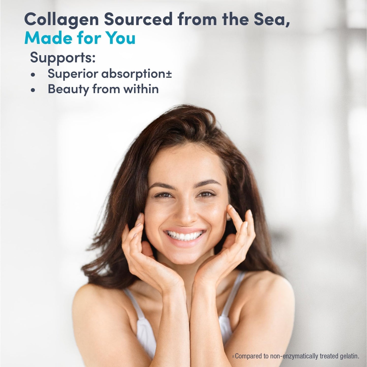 NeoCell Marine Collagen Peptides Capsules | 120 Pills | with Hyaluronic Acid | Plus Vitamin C | for Women and Men - Maple Wellness Supplements