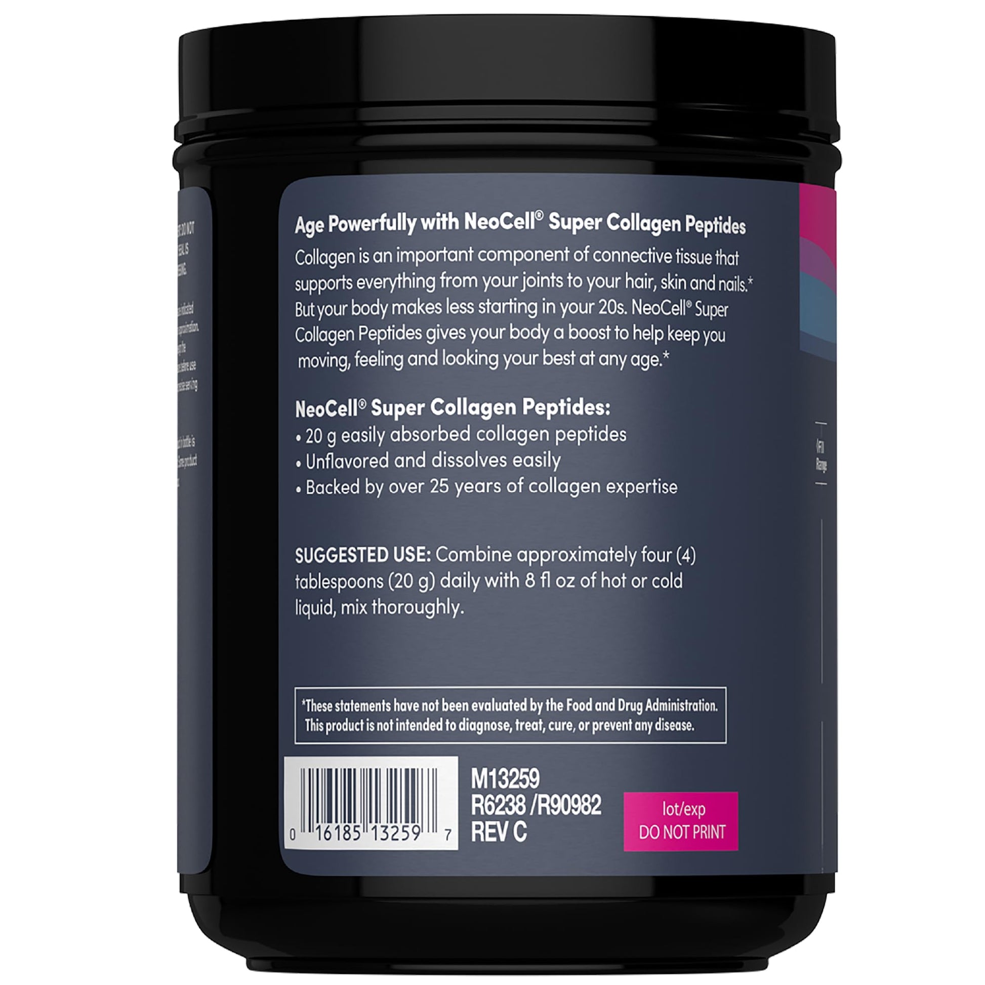 NeoCell Super Collagen Peptides Powder | 30 Servings | Unflavored | Types I & III | Grass Fed Bovine Supplement | Hair, Skin, & Nails | for Women and Men - Maple Wellness Supplements