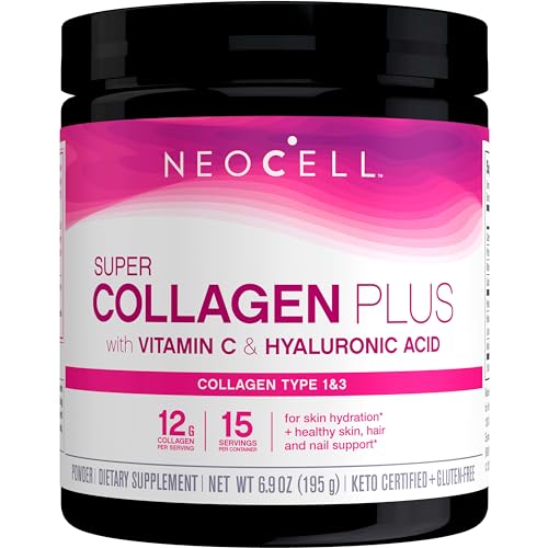 NeoCell Super Collagen Plus With Vitamin C and Hyaluronic Acid, For Skin Hydration - Maple Wellness Supplements
