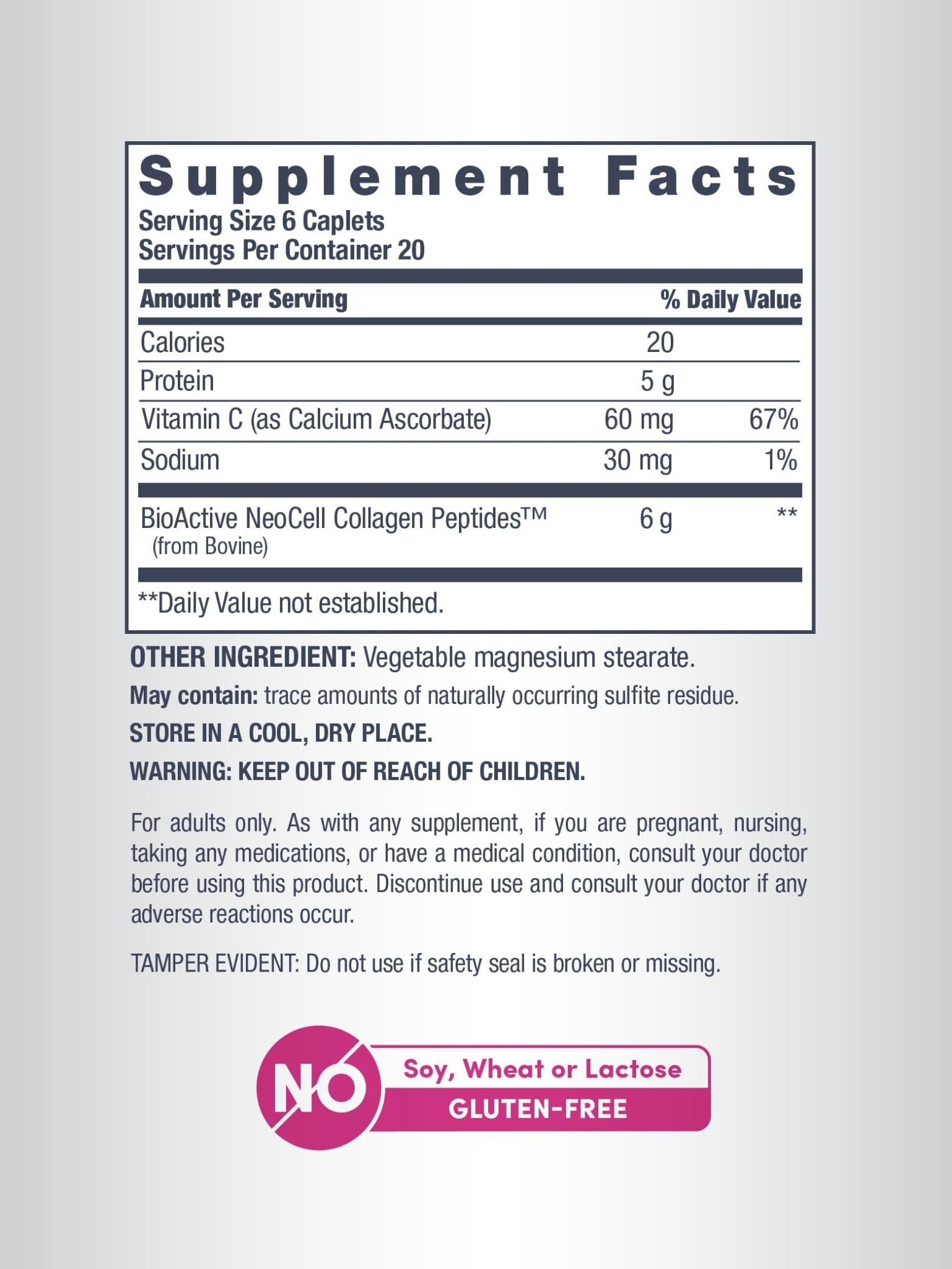 NeoCell Super Collagen with Vitamin C, 120ct Collagen Pills, Non-GMO, Grass Fed, Paleo Friendly, Gluten Free, Collagen Peptides Types 1 & 3 for Hair, Skin, Nails and Joints - Maple Wellness Supplements