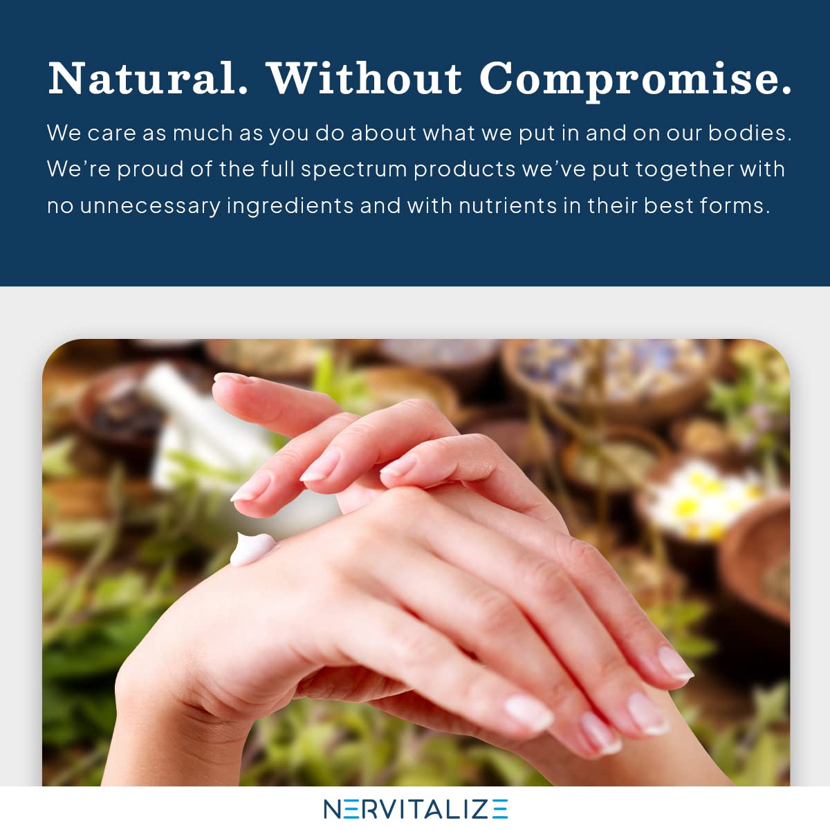 Nervitalize Fast Acting Nerve Pain Relief Cream Maximum Strength Formula - 3 fl oz - Helps Provide Neuro Pain Relief and Deep Nerve Nourishment to Support Normal Nerve Function - Made in The USA - Maple Wellness Supplements