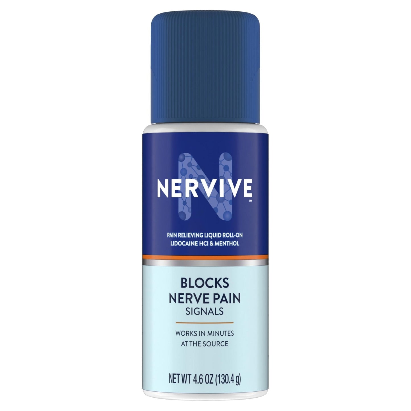 Nervive Pain Relieving Roll On, Lidocaine Roll On, Nervive Pain Relief, Lidocaine Topical, Foot Pain, Leg Pain, Hand Pain, Max Strength Formula, 4.6oz - Maple Wellness Supplements