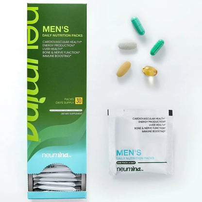 NEUMINA Multivitamin for Men, All-in-One Vitamin Packs for Liver Support, Energy Production, Bone Health, Stress Relief - Maple Wellness Supplements