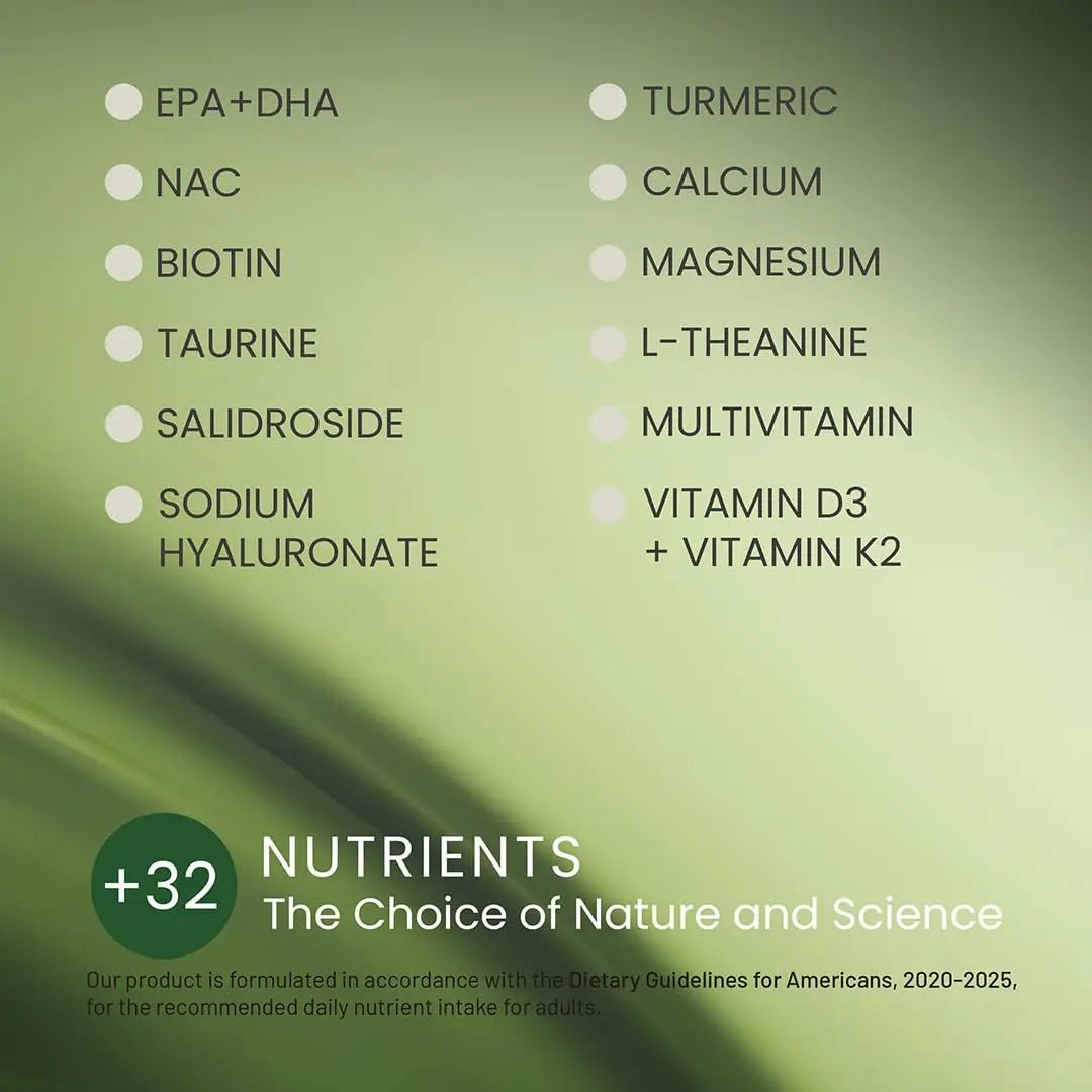 NEUMINA Multivitamin for Women, All-in-One Vitamin Packs for Hair Skin and Nails, Energy Producton, Bone Health, Stress Relief - Maple Wellness Supplements