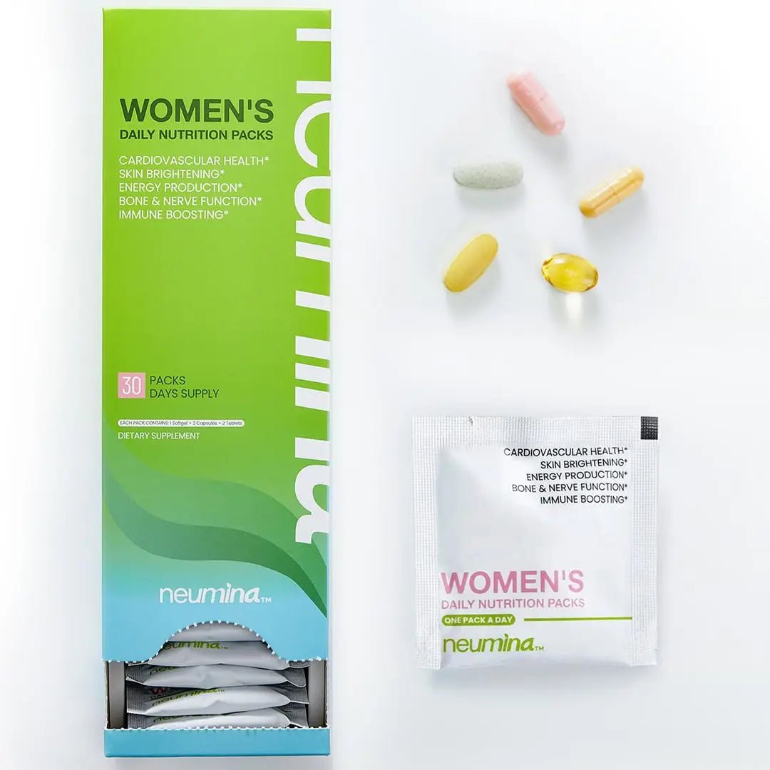 NEUMINA Multivitamin for Women, All-in-One Vitamin Packs for Hair Skin and Nails, Energy Producton, Bone Health, Stress Relief - Maple Wellness Supplements