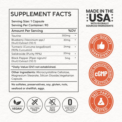 NEUMINA Women's Energy & Immune Complex, Energy Production, Fatigue Relief, Immune Health, Antioxidant Support, Vegan, Non-GMO, Made in USA, 90 Servings - Maple Wellness Supplements