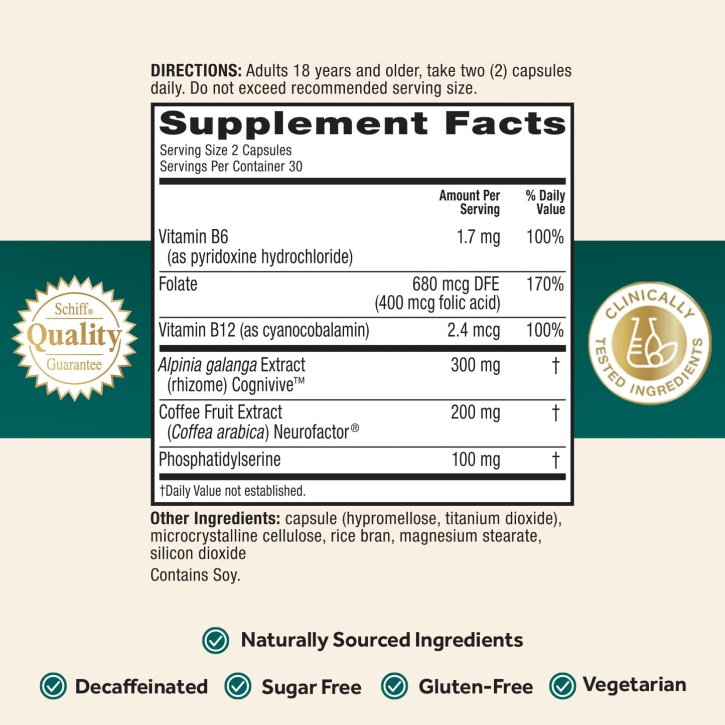 NEURIVA Ultra Decaffeinated Clinically Tested Supplement for Mental Alertness, Memory, Focus & Concentration, Cognivive, Neurofactor - Maple Wellness Supplements