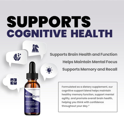Neurodyne Liquid Drops – Neuro Dyne Natural Liquid Dietary Natural Blend Supplement (1 Pack – 1 Month Supply) - Maple Wellness Supplements