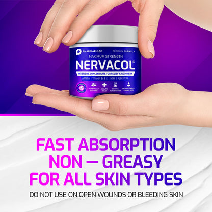 Neuropathy Nerve Therapy & Relief Cream - Maximum Strength Relief Cream for Foot - Maple Wellness Supplements