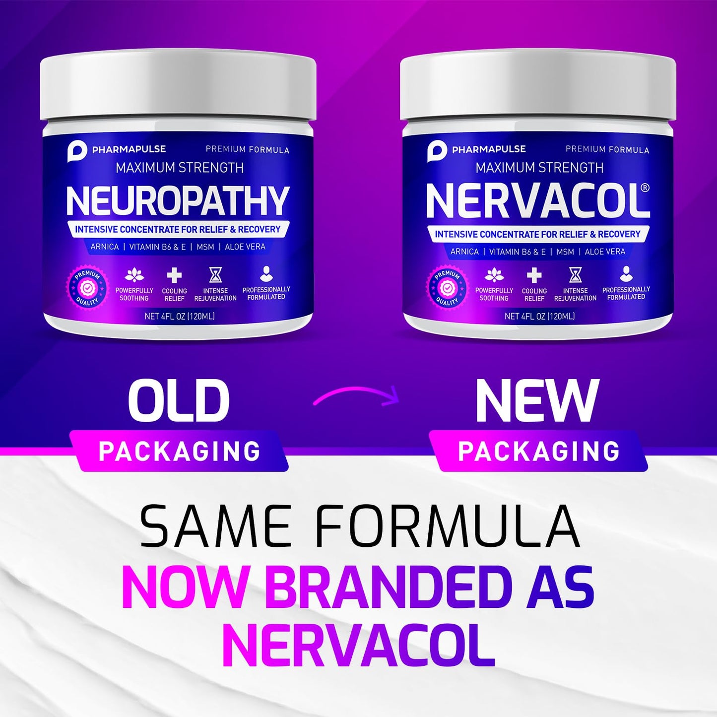 Neuropathy Nerve Therapy & Relief Cream - Maximum Strength Relief Cream for Foot - Maple Wellness Supplements