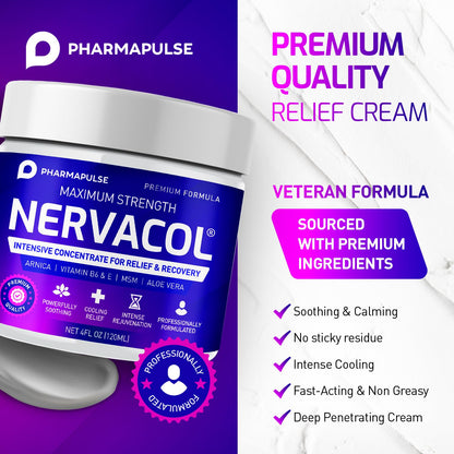 Neuropathy Nerve Therapy & Relief Cream - Maximum Strength Relief Cream for Foot - Maple Wellness Supplements