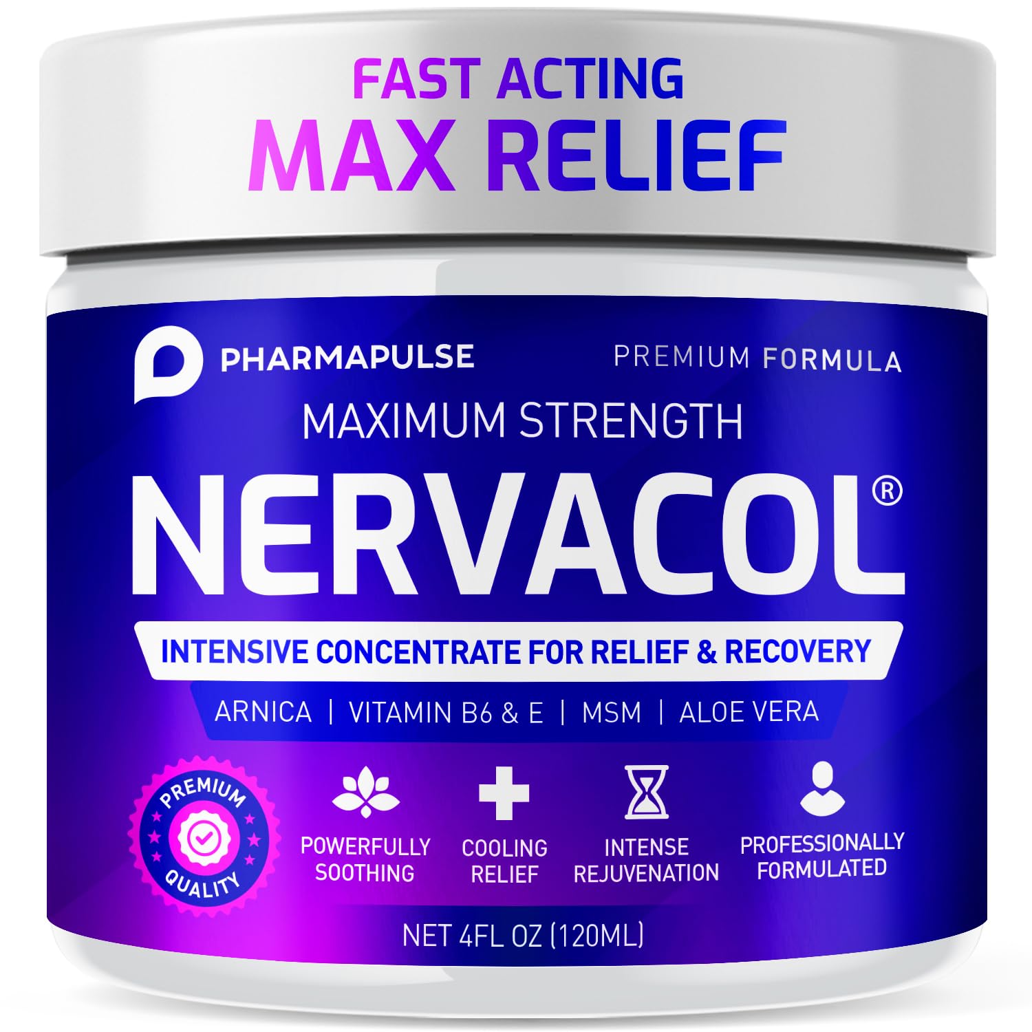 Neuropathy Nerve Therapy & Relief Cream - Maximum Strength Relief Cream for Foot - Maple Wellness Supplements