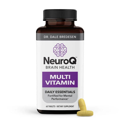 NeuroQ Daily Essentials Multivitamin – High‑Potency Brain & Body Support with Choline 550 mg, PQQ, CoQ10, Alpha Lipoic Acid - Maple Wellness Supplements