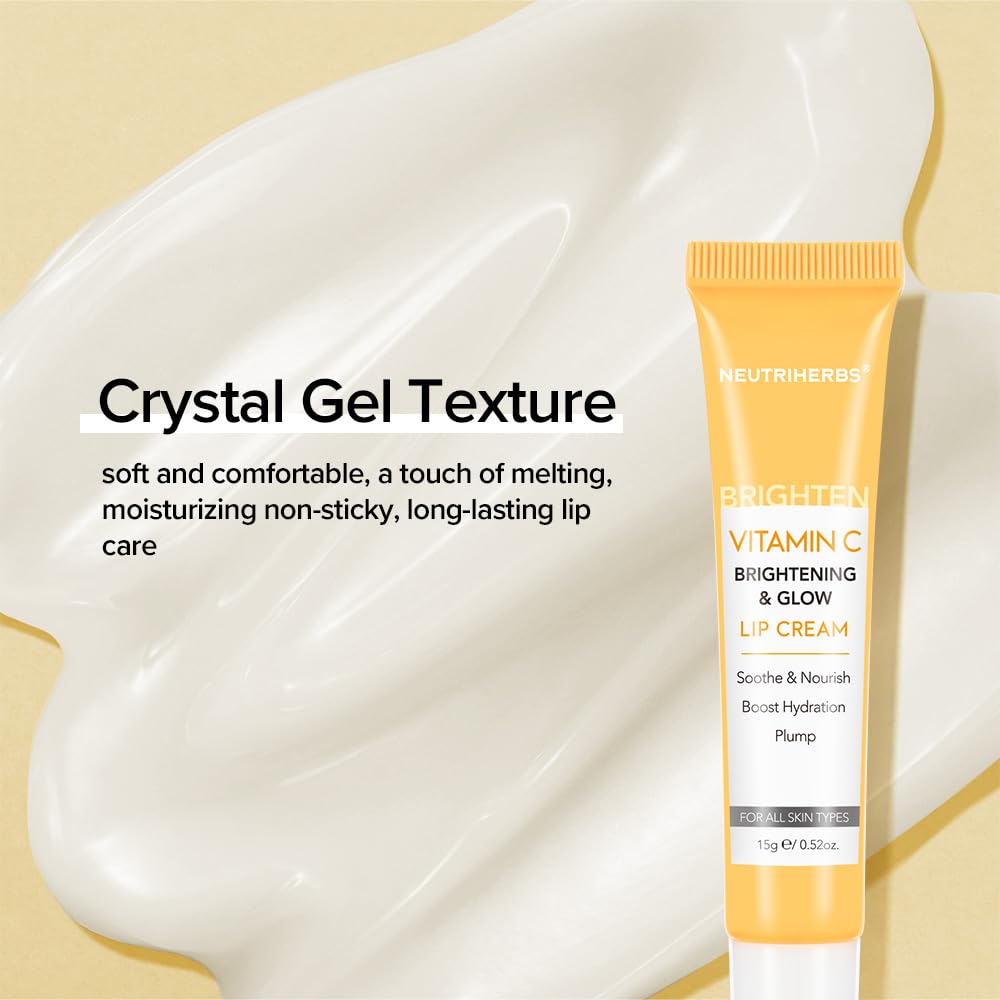 NEUTRIHERBS Lip Cream, Vitamin C Lip Balm to Nourish and Soothes Dry, Cracked Lips - Maple Wellness Supplements