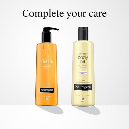 Neutrogena Body Oil, Light Sesame Formula, Fragrance Free, Lightweight Moisturizing Body Oil for Silky, Soft Skin - Maple Wellness Supplements