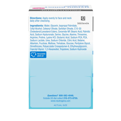 Neutrogena Hydro Boost Water Cream, 72 Hr Hydration for Normal/Extra Dry Skin, Fragrance Free, Face Moisturizer with Hyaluronic Acid, 1.7 oz - Maple Wellness Supplements